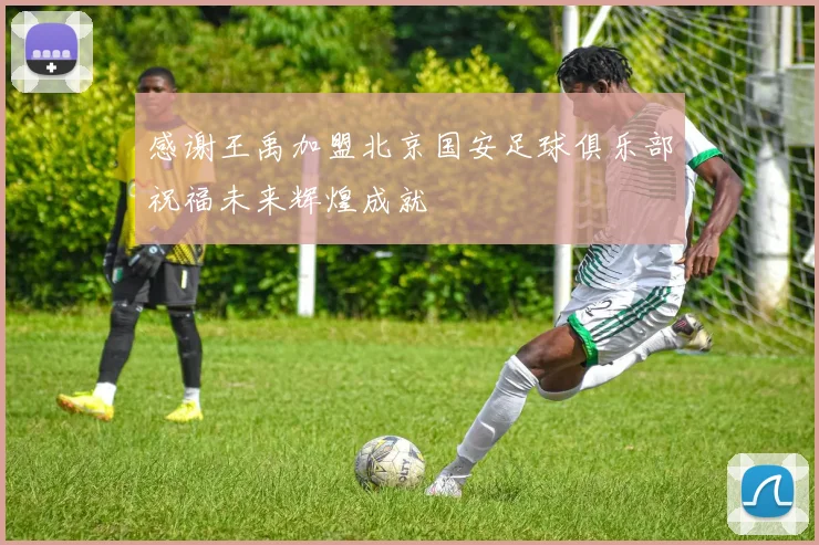 感谢王禹加盟北京国安足球俱乐部祝福未来辉煌成就